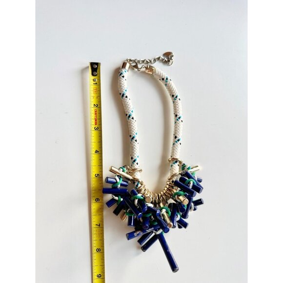 ZARA Rope Metal Bar Statement Princess Necklace - Picture 12 of 13